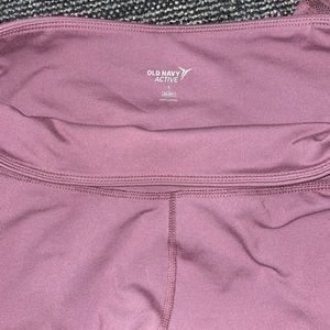 Pink workout leggings